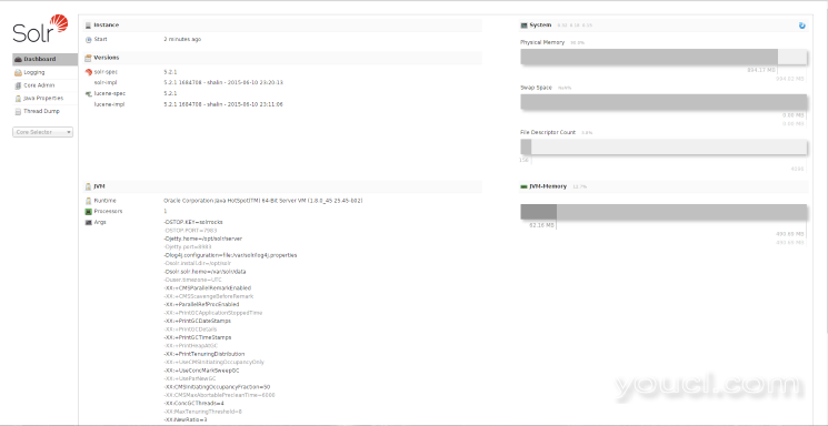 Solr Web界面