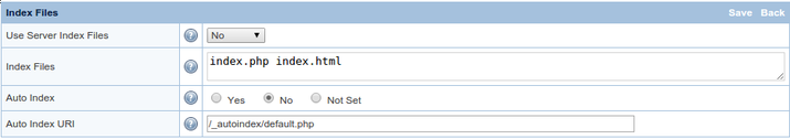 OpenLiteSpeed添加index.php