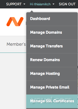 Namecheap：SSL