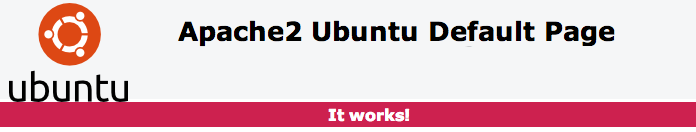 Apache2 Ubuntu默认页面