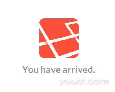 Laravel默认目标网页