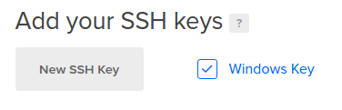 DigitalOcean选择ssh键