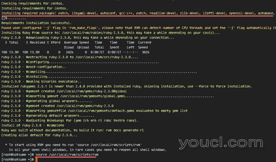 在CentOS 7上安装RVM