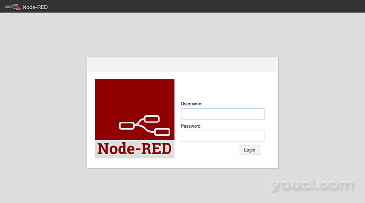 Node-RED的登录屏幕
