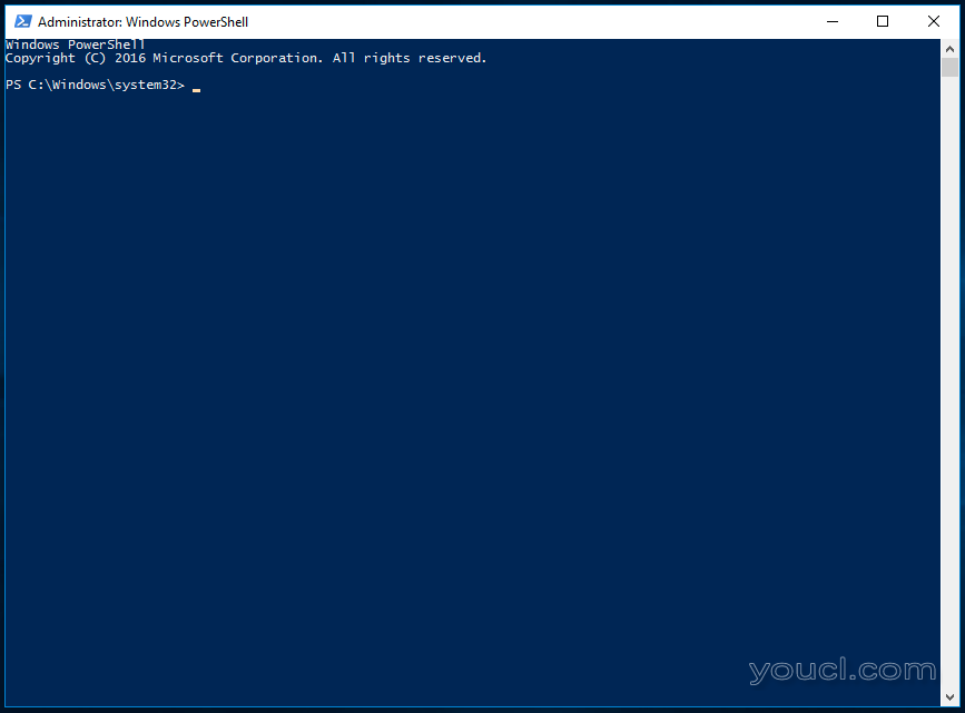 Windows 10 PowerShell