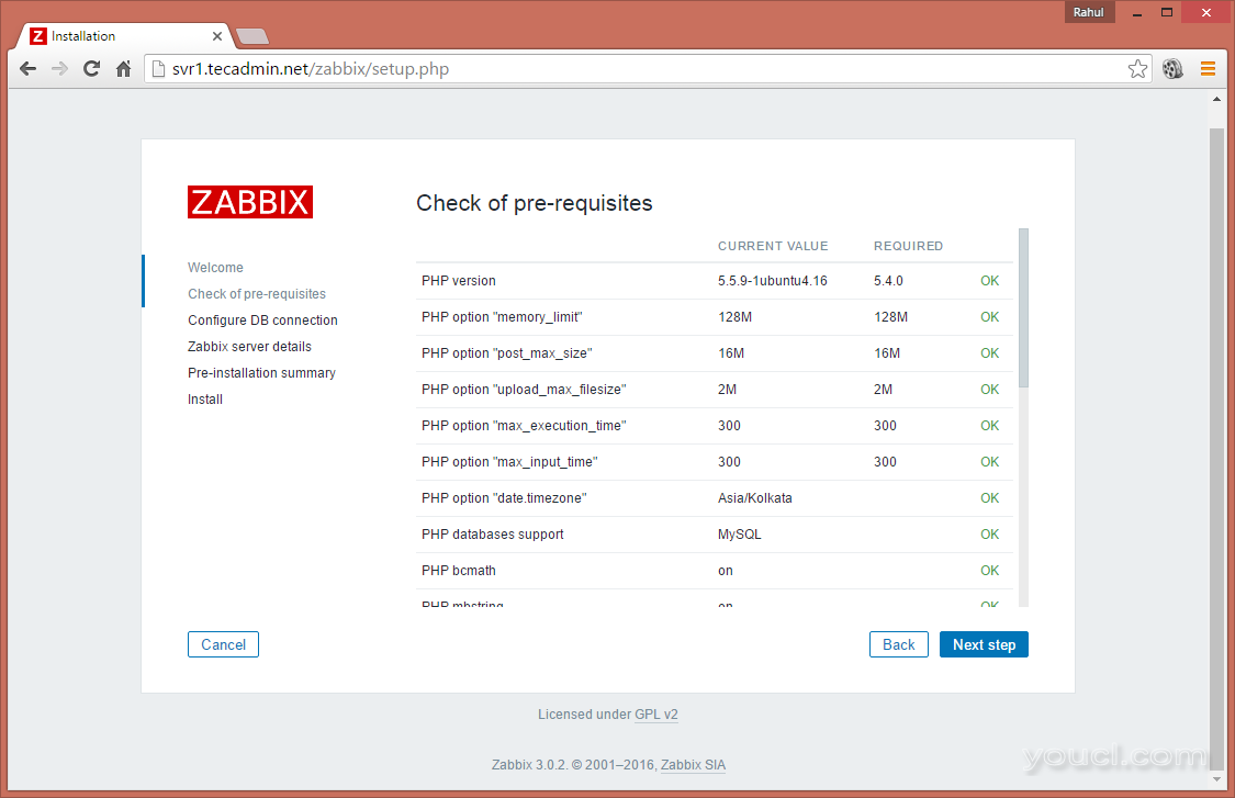 zabbix3安装-2