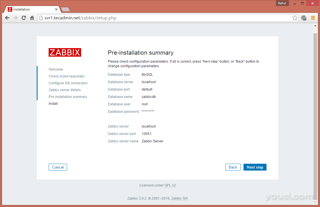 zabbix3安装-5