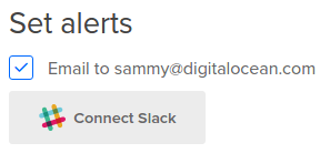 DigitalOcean通过电子邮件提醒