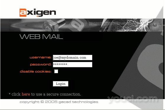 AXIGEN Mail Server Webmail