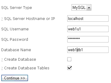 Connect to the database