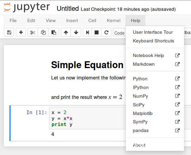 寻找Jupyter Notebook帮助之旅