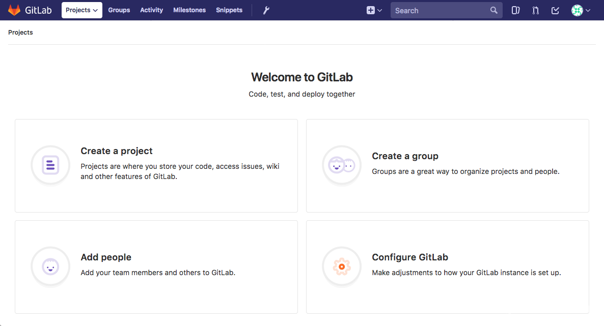 GitLab初始登录登陆页面