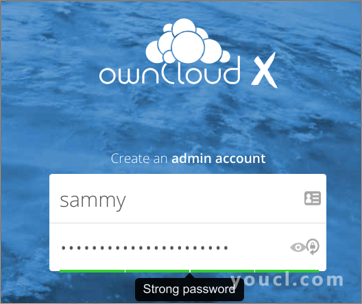 ownCloud管理员帐户